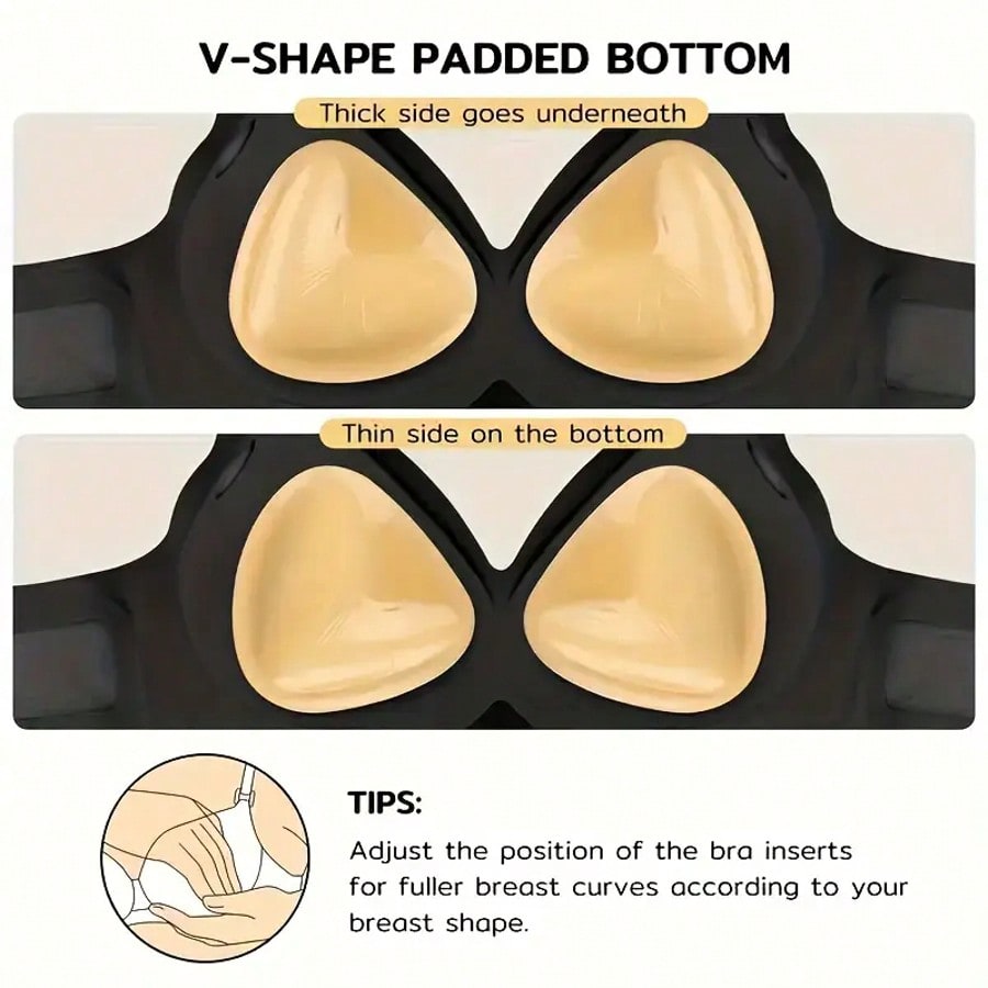 Backless Bra Sticky - Reggiseno Push-Up Adesivo a Doppia Faccia,